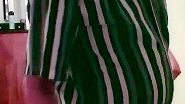 Natural tits babe is going to get fucked by her daddy's skilled tongue