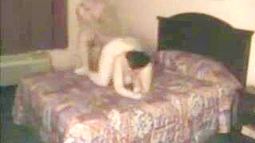 Tubby mommy is going to get doggystyle drilled with passion on a bed