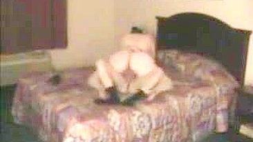 Tubby mommy is going to get doggystyle drilled with passion on a bed