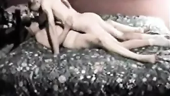 Mom and son enjoying hardcore loving on a bed to get filthy AF today