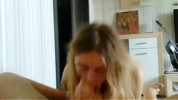 It is common to see her sucking her father's incest stick with lust