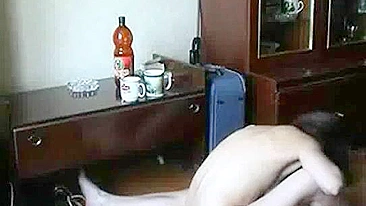 Very freaky girl is getting horny as she bounces up and down on bro