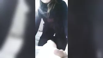 This lady has an air of aggression despite being an incest happy whore