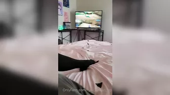 Sister and gamer brother end up getting it on in a taboo POV scene