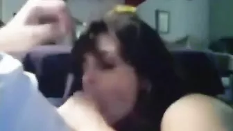 Sister sucking cock and being a true whore about it as well love it