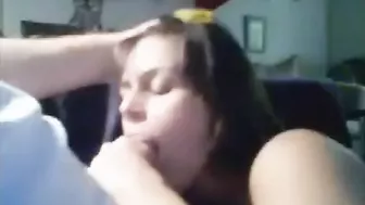 Sister sucking cock and being a true whore about it as well love it