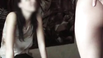 Sister wants to see just how hung her kinky bro really is in this one