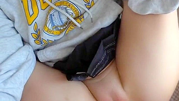 Teen's pin little pussy is going to get filled with jizz by a hot daddy