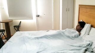 Fat mom is going to let her young boy fuck her sideways for funsies