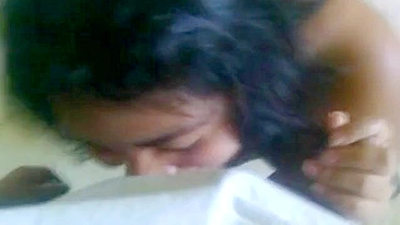 Indian daughter is going to swallow his hard dick with no shame at all