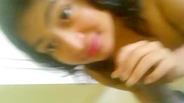 Indian daughter is going to swallow his hard dick with no shame at all