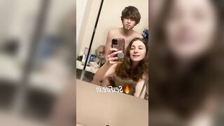 Taboo selfie video with a sister getting fucked from behind real deep