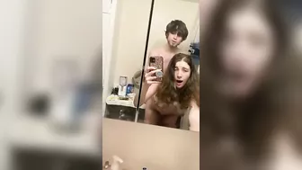 Taboo selfie video with a sister getting fucked from behind real deep