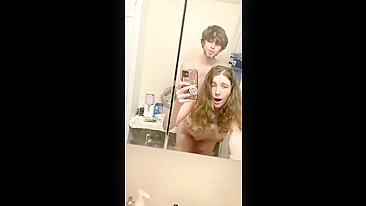 Taboo selfie video with a sister getting fucked from behind real deep