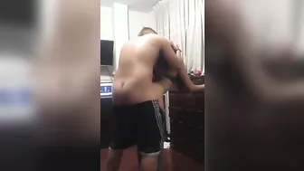 Crazy teen is happy to get pulled by the hair during hard fucking