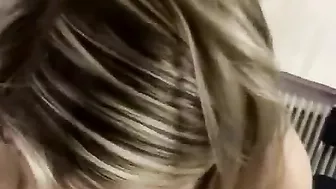 Sister getting fucked in  cowgirl having a casual fuck with her brother