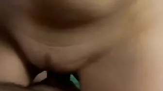 Sister getting fucked in  cowgirl having a casual fuck with her brother