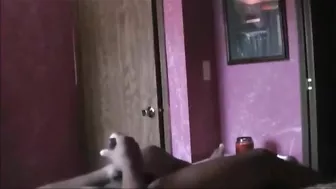 In this amateur film, a teenage stud masturbates before his sister walks in