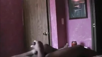 In this amateur film, a teenage stud masturbates before his sister walks in