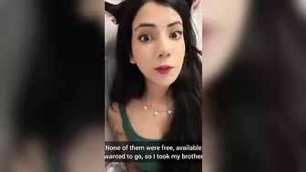 Brother and sister connections are only natural according to incest hottie