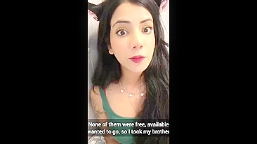 Brother and sister connections are only natural according to incest hottie