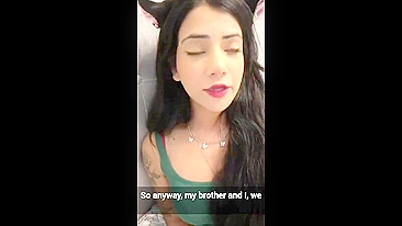 Brother and sister connections are only natural according to incest hottie