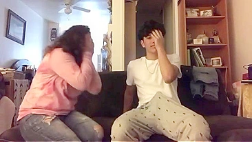 Sculpted MILF hates pranks but enjoys fucking her own stepson though