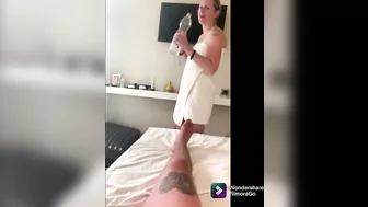 That gorgeous face of mommy is going to stay forever with him tho