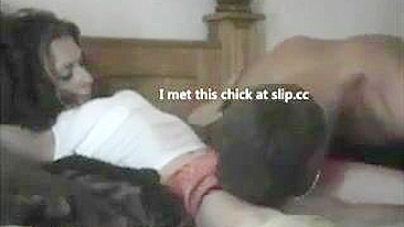 Mommy finds a way to make her boy attracted to her oozing cunthole