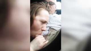 Voluptuous teen is going to blow her daddy in public just because