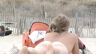 Badass outdoor action with a nudist sister who wants his dick for real