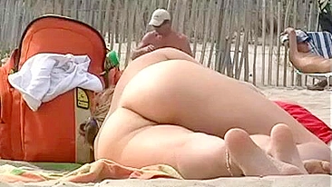 Badass outdoor action with a nudist sister who wants his dick for real