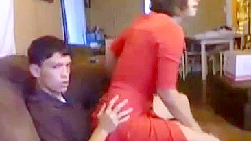 Passionate banging with real mom and a horny son who needs her hole