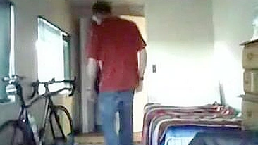 Incest sex scene showing a short hair hottie getting fucked in missionary