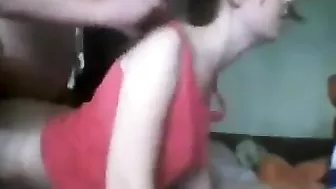 Daddyfuck movie showing a horny teen who needs to get off for real