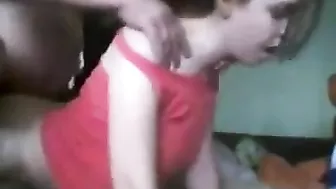 Daddyfuck movie showing a horny teen who needs to get off for real