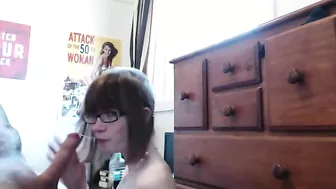 Evidently, her destiny was always to work on that hard daddy dick