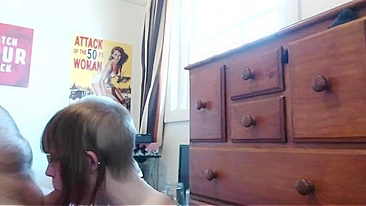 Evidently, her destiny was always to work on that hard daddy dick