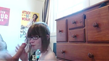 Evidently, her destiny was always to work on that hard daddy dick