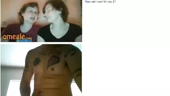 Twin incest teasing with a freaky dude who masturbates to hot girls