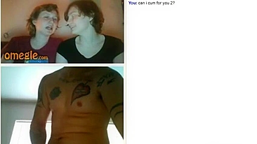 Twin incest teasing with a freaky dude who masturbates to hot girls