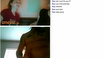 Twin incest teasing with a freaky dude who masturbates to hot girls