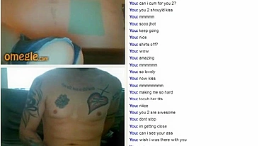 Twin incest teasing with a freaky dude who masturbates to hot girls