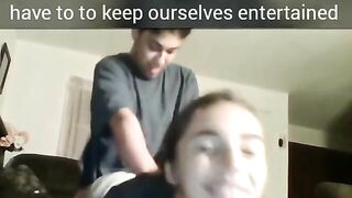 Young sis is going to get banged brutally by her bored brother today