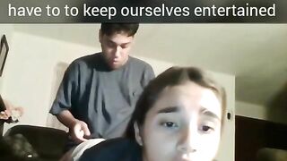 Young sis is going to get banged brutally by her bored brother today