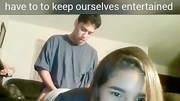 Young sis is going to get banged brutally by her bored brother today