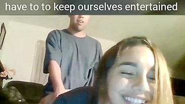 Young sis is going to get banged brutally by her bored brother today