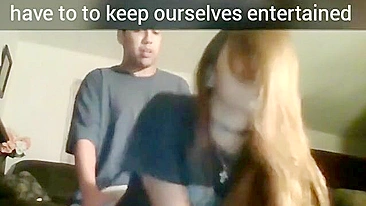 Young sis is going to get banged brutally by her bored brother today