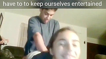 Young sis is going to get banged brutally by her bored brother today