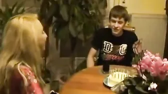 It's beyond his control, both parents are going to fuck this cute stud